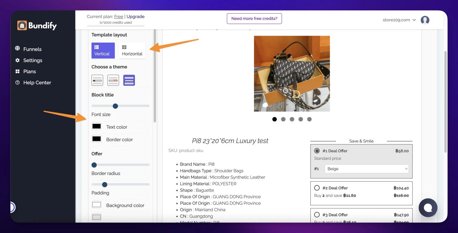 Screenshot from How to create a volume bundle discount